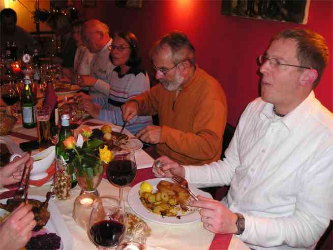 Weihnachtsfeier 2006. Foto: TCBS / Rolf Fraedrich