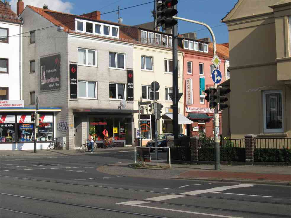 Friedrich-Ebert-Straße Ecke Kornstraße. Foto: TCBS / Rolf Fraedrich