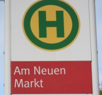 Haltestelle Am Neuen Markt. Foto: TCBS / Rolf Fraedrich